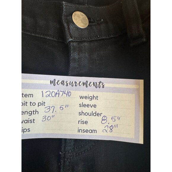 J BRAND Size 6 Jet Black Denim Skinny Jeans - Picture 9 of 10